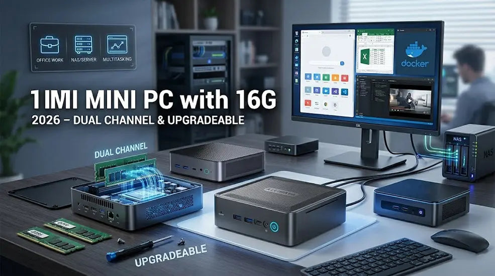 Mini PC with 16GB RAM 2026 – Dual Channel & Upgradeable